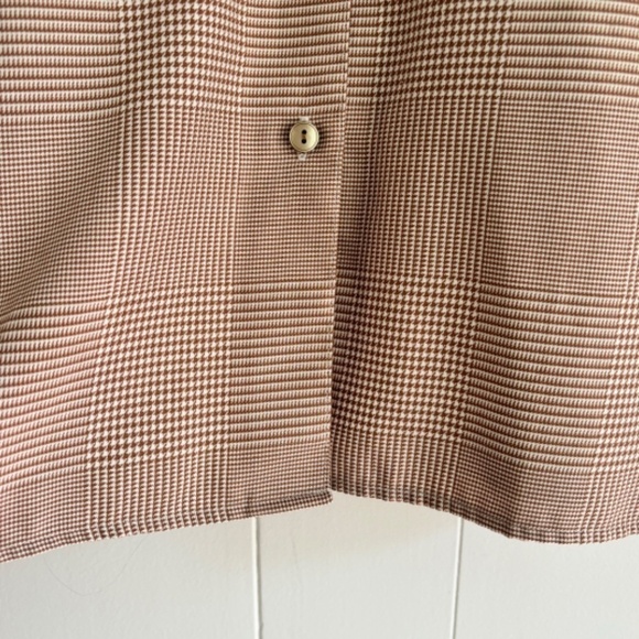 Foxcroft wrinkle free cotton blend button down long sleeve shirt size 8 - Picture 6 of 16